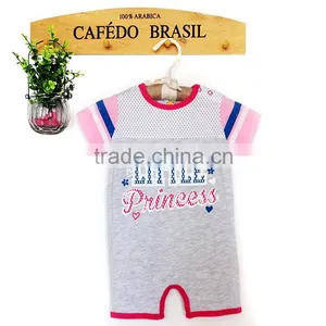 2016 Fashion100% Cotton Baby Clothes Print Letter Baby Girl Summer Bodysuit thumbnail-1