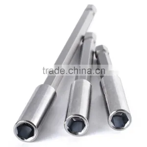 3pcs Magnetic Bit Holder Extensions Tip Bar 3" 4" 6" Quick 1/4" Hex Shank Electric Screwdriver Drill Bis Tools thumbnail-1