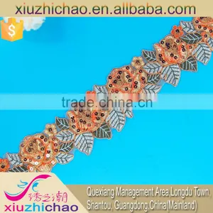 T0270-4a(2.4)many Colors Embroidery Trimming Lace With Sequin thumbnail-6