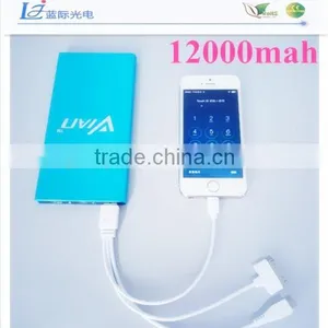 2015 New Design Power Bank Ultra-thin Portable Power Bank 12000mah thumbnail-1