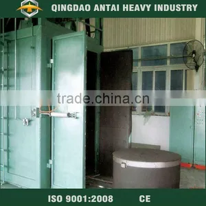 Big Casting or Steel Structure Rotary Table Shot Blast Machine thumbnail-1