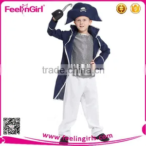 2015 Wholesale Boys Pirate Costumes With Hat thumbnail-1