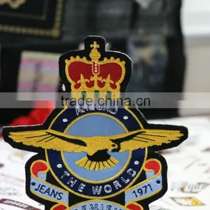 2016 Hot Sell Custom Colorful Woven Patches for Jackets/sweater/hoodie thumbnail-2