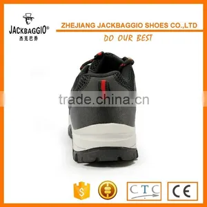 European Market Salable Lightweight Casual Style Black Safety Men Sport Shoes Low Cut thumbnail-3