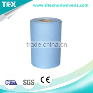 Woodpulp PP Parallel Nonwoven Spunlace,spunlace Nonwoven for Medical Mattress,wet Wipes thumbnail-1