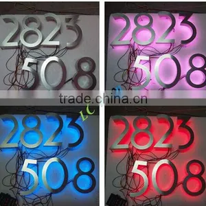 Mini Word Crystal LED Signage Small Letter Door Sign Fashionable 3D Full Lightingfor Indoor thumbnail-6