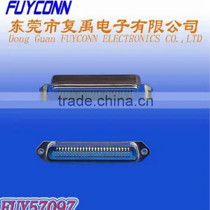 Centronics Male Plug Champ Solder Pin PBT Hard Connection Connector With Hex Head Nuts thumbnail-1