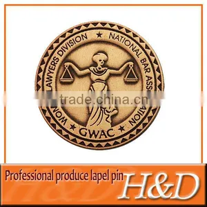 Custom Round Blank Lapel Pins China Factory thumbnail-1