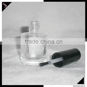 White Frosted Empty Glass Nail Polish Bottles 15ml With Cap and Brush thumbnail-1