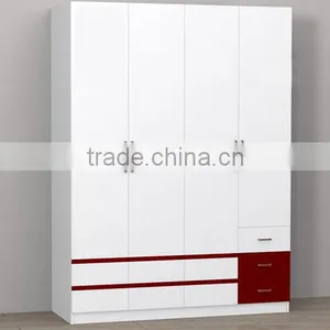 Wood Panel Style Wardrobe Bedroom Wardrobe Simple Designs thumbnail-5