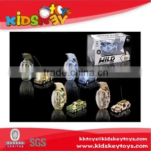 Hot Sale 1:63 With Sound Toy Plastic Military Grenade Remote Control Car thumbnail-1