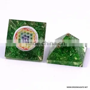 Orgonit Little Pyramid - Green Onyx | Manufacturer Of Chakra Flower Of Life Pyramid thumbnail-1