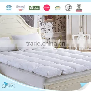 All Season White Duck Down/Feather Mattress Topper thumbnail-1