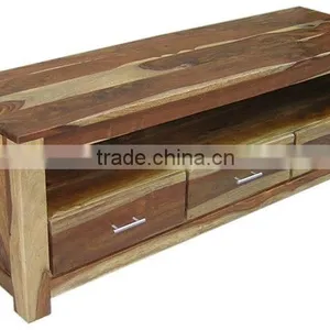 Natural Sheesham Wood Furniture,living Room Furniture,tv Stand thumbnail-1