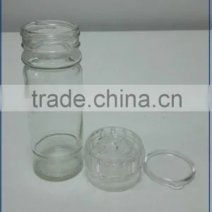 100ml Glass Spice Bottle With Salt & Pepper Mill/ Plastic Spice Grinder Quality Choice thumbnail-1