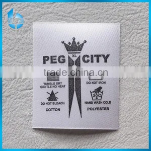 China Label Factory Manufature Printing Main Label for Vest Suit thumbnail-1