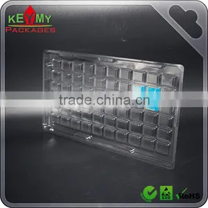 Custom Electronics 6*10 Components Clear Packaging Tray, 6*10 Cavities Custom Clear Packaging Tray for Electronics thumbnail-1