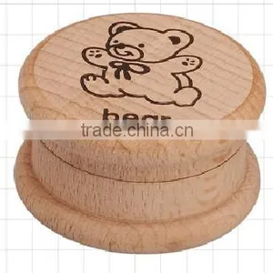 Wooden Herb Grinder, 2 Layers Tobacco Grinder, Diameter 54mm, thumbnail-1
