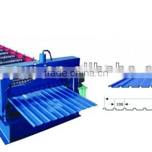 China Supplier of Hot Sale Cnc Corrugated Zinc Wall Panels Roll Form Machine thumbnail-2