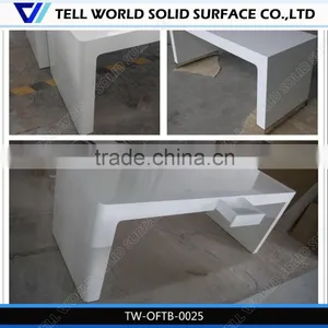 I Shape Office Desk/durable Office Furniture/artificial Stone Office Desk thumbnail-4