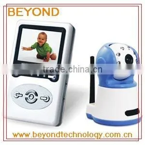 4 Channel 2.4ghz Wireless Baby Monitor With 2.4" LCD Receiver Rechargeable Battery thumbnail-1