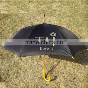 Promotional Custom Black Advertising Umbrella thumbnail-1