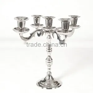 5 Arms Crystal Candelabra thumbnail-1