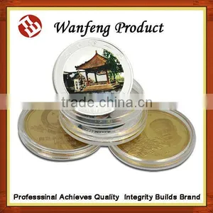 Top Sell Cheap Metal Wedding Decoation Gift Gold Silver Coins thumbnail-1