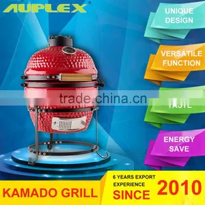 Ceramic Shell BBQ Mini Terracotta Charcoal Grill thumbnail-2