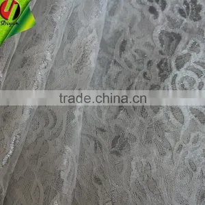 Knit Fabric With Silver 11001 Types of Lace Fabric thumbnail-3