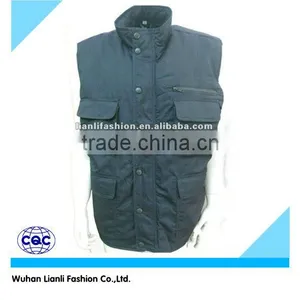 Navy Body Warm Padding Vest thumbnail-1