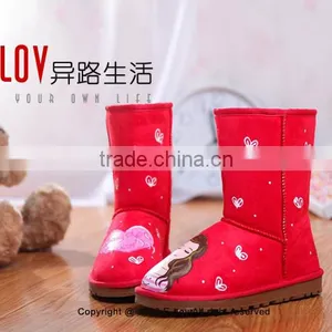 Hot Sales High Quality and Cheap Red Boots Women thumbnail-4