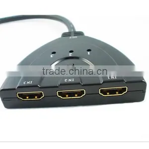 3-Port HDMI Switch 3x1 HDMI Switcher HDMI Bluetooth Adapter 1.5 Meters Longer thumbnail-4