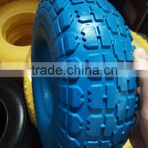 Factory Heavy Duty PU Foam Wheel 4.00-8 thumbnail-1