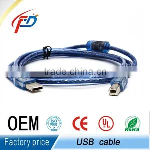 The Square Opening Lines to Copper Tape Screened 5 Meter USB Print 2.0 Printer Cable thumbnail-2