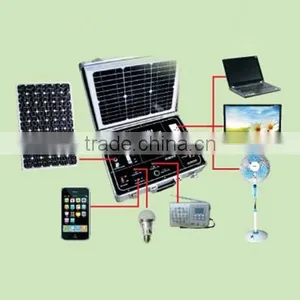 Solar Powered System/portable Solar DC Power Generator/home Use 34W thumbnail-2