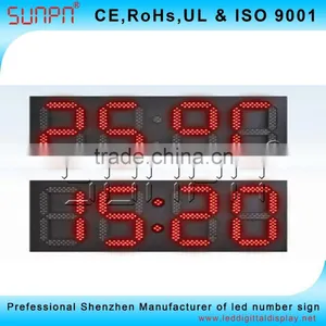Canada Outdoor Waterproof Led Time And Temperature Sign Board 10inch thumbnail-2