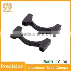 PRECISION Black CNC 12mm 16mm 20mm 22mm 25mm Alimunum Tube Clamps for Quadrocopter thumbnail-1