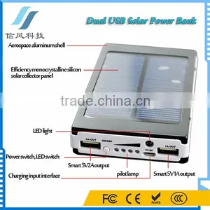 6000mAh Dual USB Solar Charger for Mobile Phone thumbnail-3