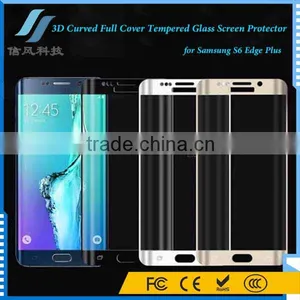 Gold 3D Curved Screen Protector S6 Edge Plus Tempered Glass 9H thumbnail-6