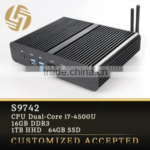 High Configuration Mini PC I7 16G RAM 1TB Dual Lan Computer thumbnail-1