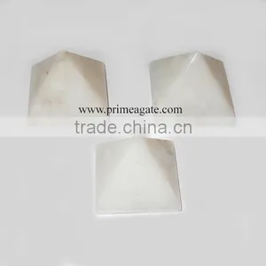 Wholesale White Agate Pyramids : Wholesale Pyramids Sale for Healing thumbnail-1