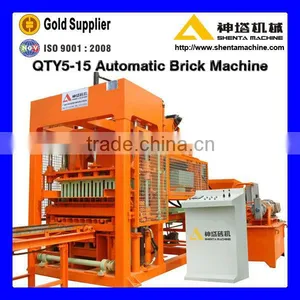Hot Sale QTY5-15 Automatic Hydraulic Press Brick Machine thumbnail-1