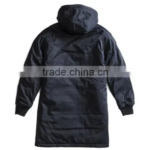 Classic Knee Length Warm Winter Overcoat Long Mens Coat thumbnail-4