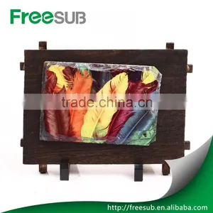 Promotional Gifts Customed L17*H12*W0.9CM Blank Wooden Frame Sublimation Image Rock thumbnail-6