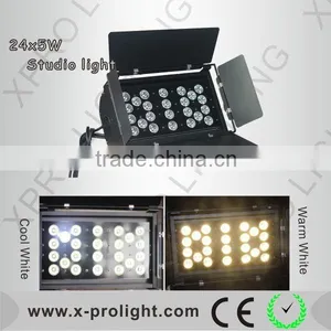 Large TV Show Led Surface Light 24x5W Led Studio Light Led Ground Row Light White or Amber Theater Light thumbnail-1