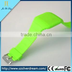 2016 Best Sell Bulk China Factory Custom Silicon Unisex Sport LED Watch thumbnail-6