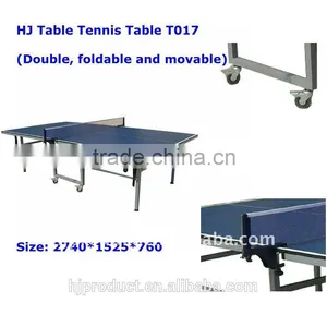 Factory Price Economic 16mm MDF High Quality Standard Size Moveable Foldable Table Tennis Table thumbnail-4