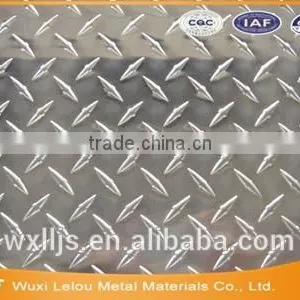 1000 Series Diamond One Bar Embossed 1060 Aluminum Sheet thumbnail-2
