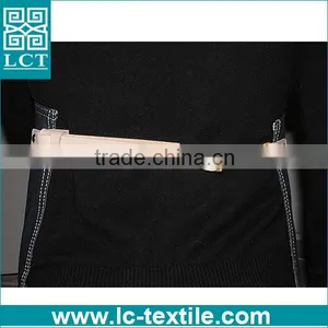 Black Denim Apron With Leather Straps thumbnail-5